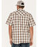 Image #4 - Moonshine Spirit&reg; Men's Twisted Barb Plaid Snap Western Shirt, Brown, hi-res