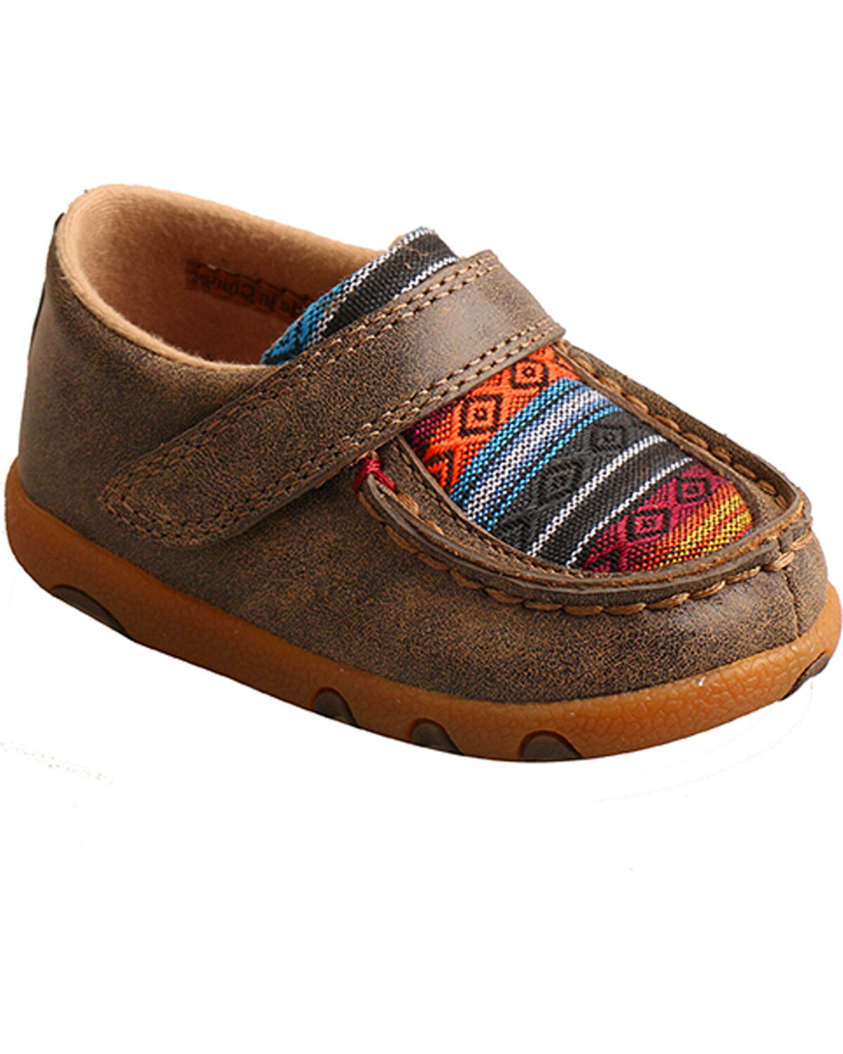 Image #1 - Twisted X Toddler Boys' Driving Mocs, Brown, hi-res