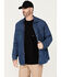 Image #3 - Hawx Men's Dark Wash Denim Lined Work Shirt Jacket, Dark Wash, hi-res