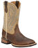 Image #1 - Ariat Men's Quickdraw 11" Western Performance Boots - Broad Square Toe, Bark, hi-res