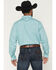 Image #4 - Gibson Trading Co Men's River Flow Medallion Print Long Sleeve Button-Down Western Shirt - Tall, Light Blue, hi-res