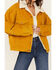 Image #3 - Levi's Women's 90's Corduroy Sherpa Trucker Jacket , Tan, hi-res