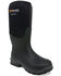 Image #1 - Dryshod Men's Legend MXT Rubber Boots - Round Toe, Black, hi-res