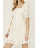 Image #3 - Rock & Roll Denim Women's Eyelet Dress, Cream, hi-res