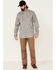 Image #2 - Ariat Men's Fire Resistant Solid Vent Long Sleeve Work Shirt, Silver, hi-res