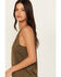 Image #2 - Cleo + Wolf Women's Take it Easy Racer Back Tank, Sage, hi-res