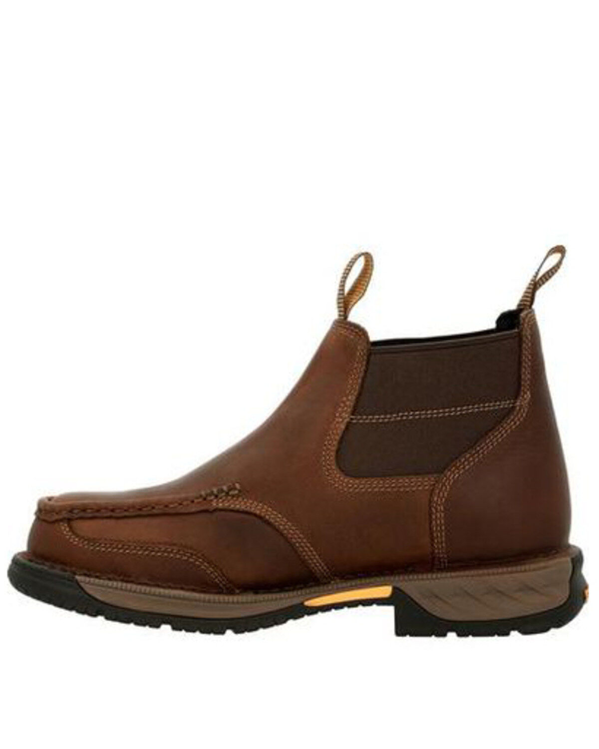 Image #3 - Georgia Boot Men's Athens 360 Chelsea Work Boots - Steel Toe, Brown, hi-res