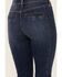 Image #4 - Shyanne Women's Luna High Rise Flare Stretch Denim Jeans, Dark Wash, hi-res