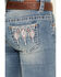 Image #4 - Shyanne Girls' Medium Wash Diamond Pocket Bootcut Stretch Denim Jeans, Light Wash, hi-res