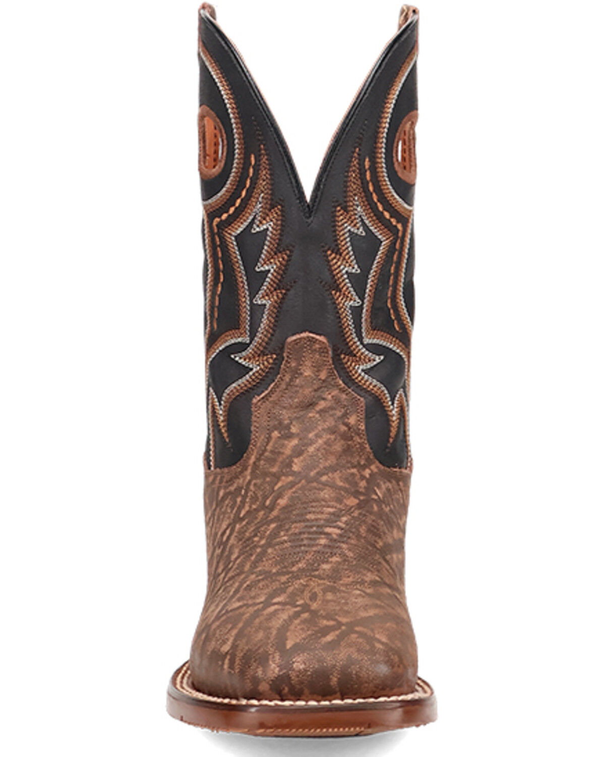 Image #4 - Dan Post Men's Elephant Print Performance Western Boots - Broad Square Toe, Brown, hi-res