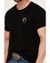 Image #3 - RANK 45&reg; Men's Southwestern Print Bull Logo Short Sleeve Graphic T-Shirt, Black, hi-res