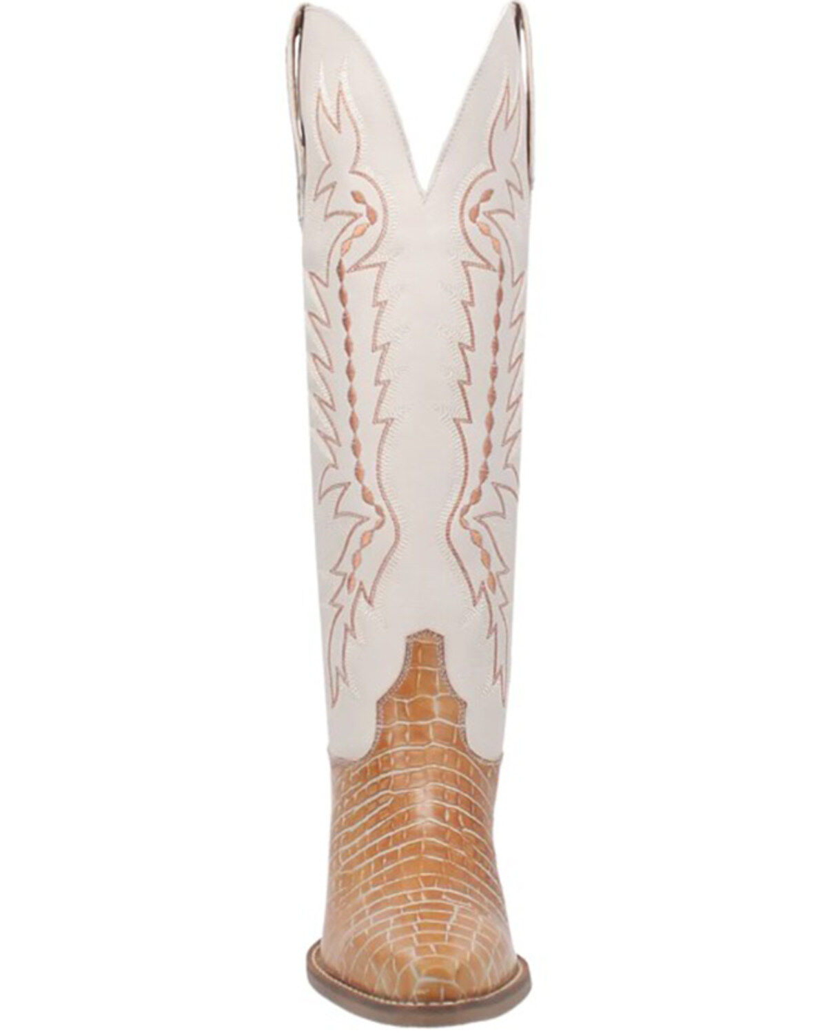 Image #4 - Dingo Women's High Lonesome Tall Western Boots - Round Toe, Camel, hi-res