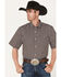 Image #1 - RANK 45&reg; Men's Bruiser Geo Print Button-Down Western Shirt, Multi, hi-res