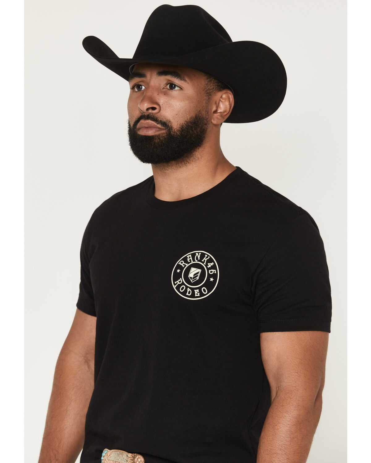 Image #3 - RANK 45&reg; Men's Bull Short Sleeve Graphic T-Shirt, Black, hi-res