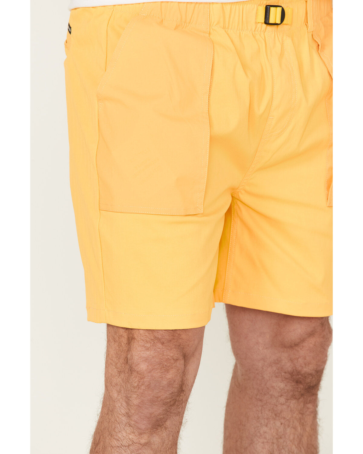 Image #2 - Brixton Men's Jupiter Service Crossover Shorts, Yellow, hi-res