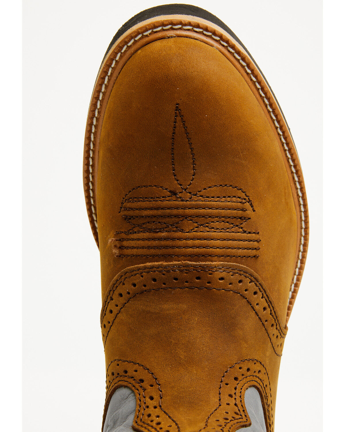 Image #6 - Twisted X Men's Cowboy Pull-On Work Boots - Soft Toe, Distressed, hi-res