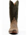 Image #4 - Lucchese Men's Distressed Shell Cowhide Western Boots - Snip Toe, Beige/khaki, hi-res
