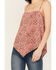 Image #3 - Wrangler Women's Paisley Bandana Tie Tank, Rust Copper, hi-res