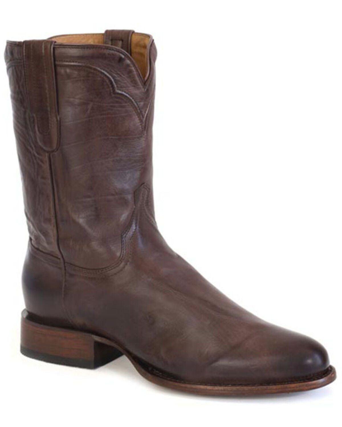 Stetson Men's Cassidy Roper Boots - Round Toe, Brown, hi-res
