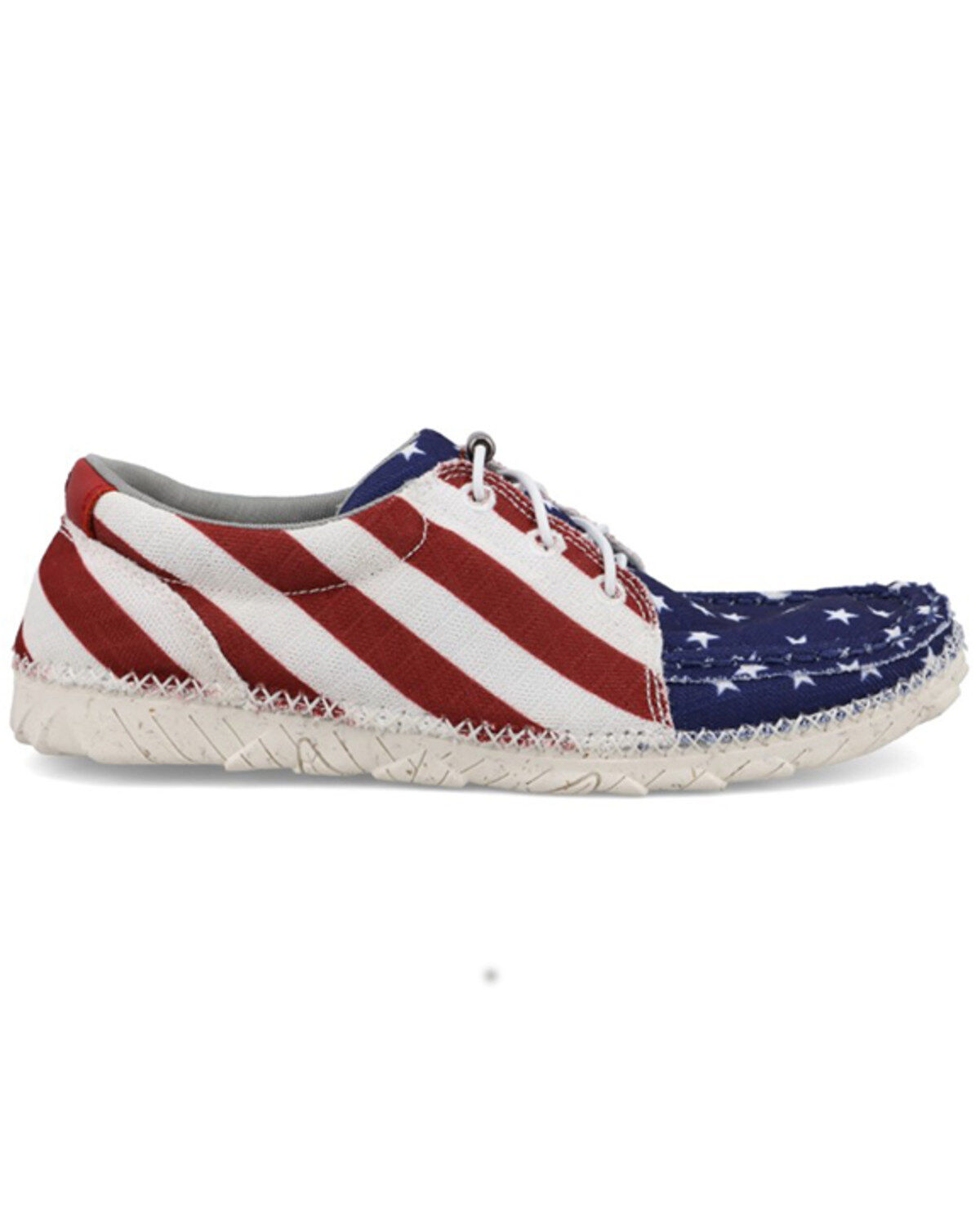 Image #2 - Twisted X Women's Zero-X&trade; Casual Shoes - Moc Toe, Red/white/blue, hi-res