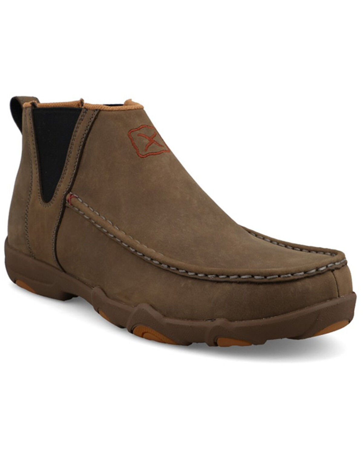 Image #1 - Twisted X Men's 4" UltraLite X&trade; Driving Shoes - Moc Toe, Taupe, hi-res