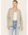 Image #1 - Sadie & Sage Women's Lola Plaid Print Sweater Jacket , Sage, hi-res