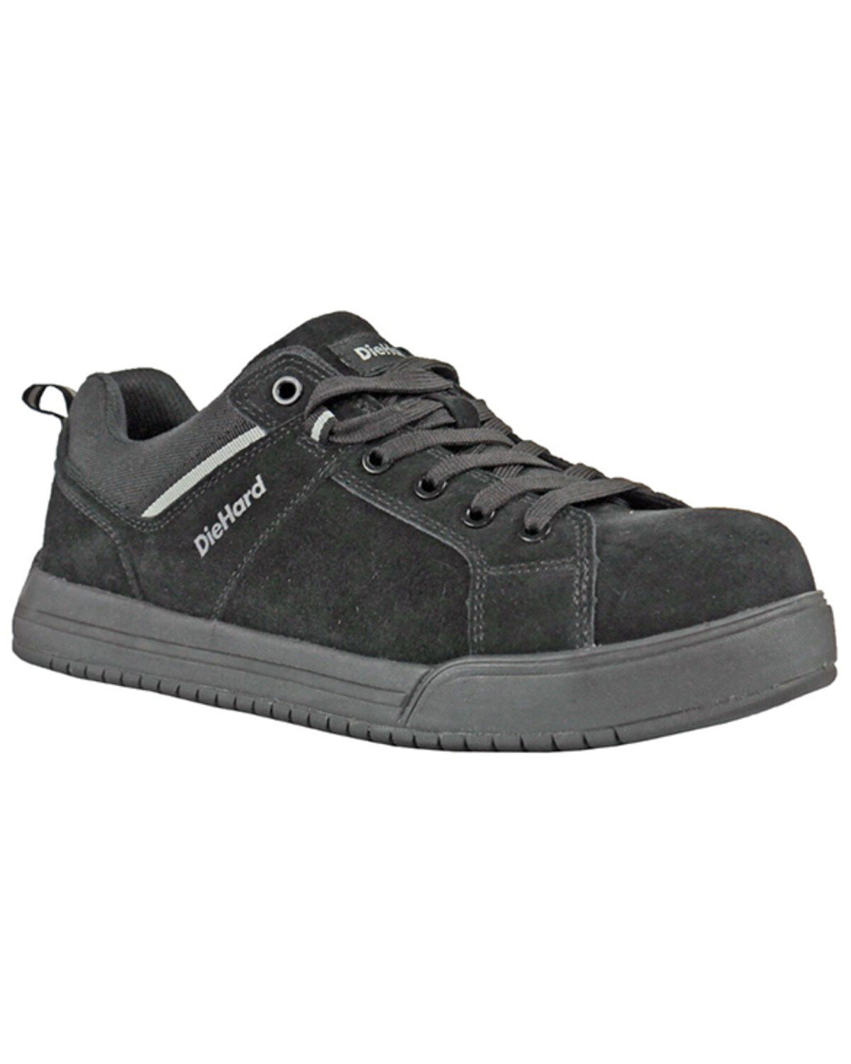 Image #1 - Die Hard Men's Solstice Lace-Up Work Shoes - Composite Toe, Black, hi-res