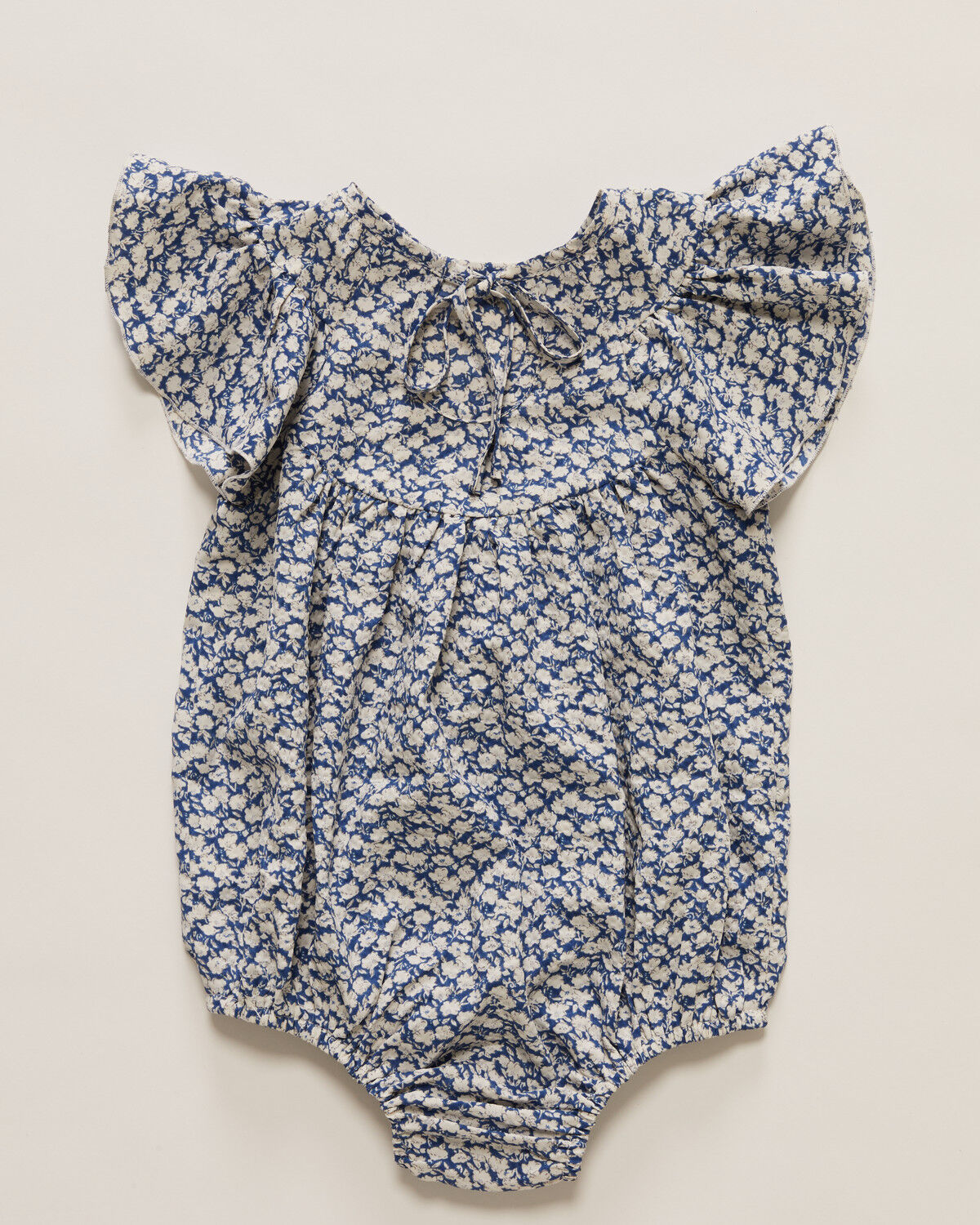 Image #1 - Yura Infant Girls' Floral Print Short Sleeve Onesie, White, hi-res