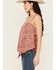 Image #2 - Wrangler Women's Paisley Bandana Tie Tank, Rust Copper, hi-res