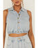 Image #4 - Show Me Your Mumu Women's Union Crop Top, Blue, hi-res