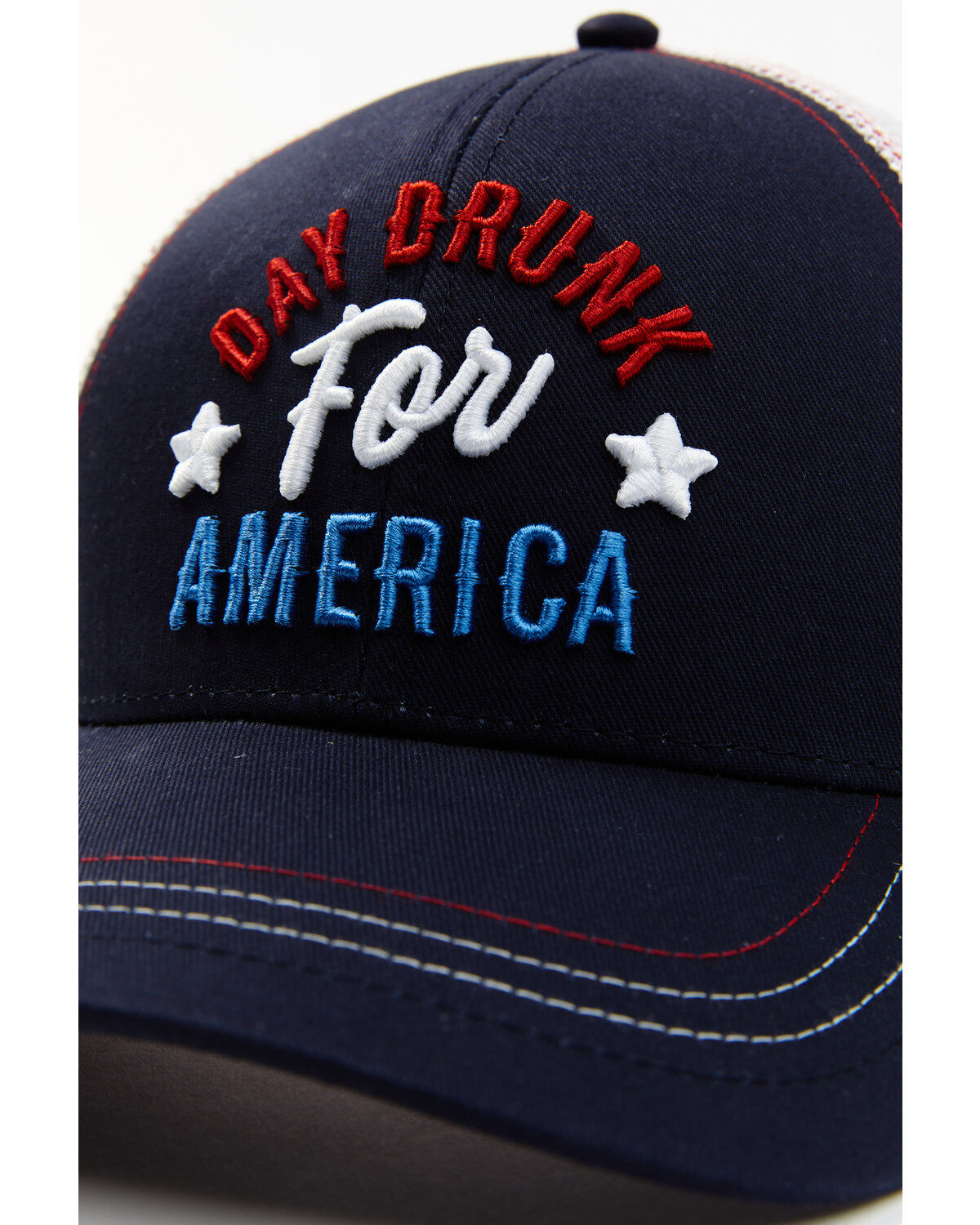 Image #2 - Shyanne Women's Day Drunk For America Ball Cap, Red/white/blue, hi-res