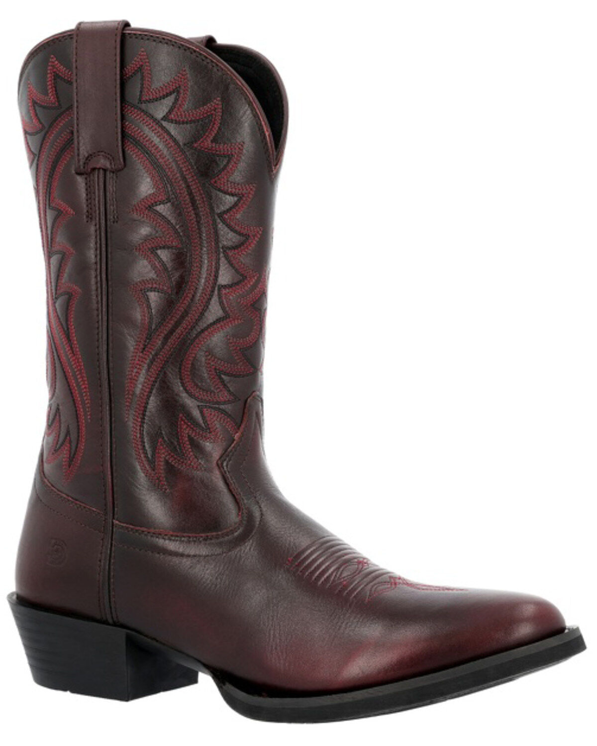 Image #1 - Durango Men's Shyloh Western Boots - Round Toe, Burgundy, hi-res