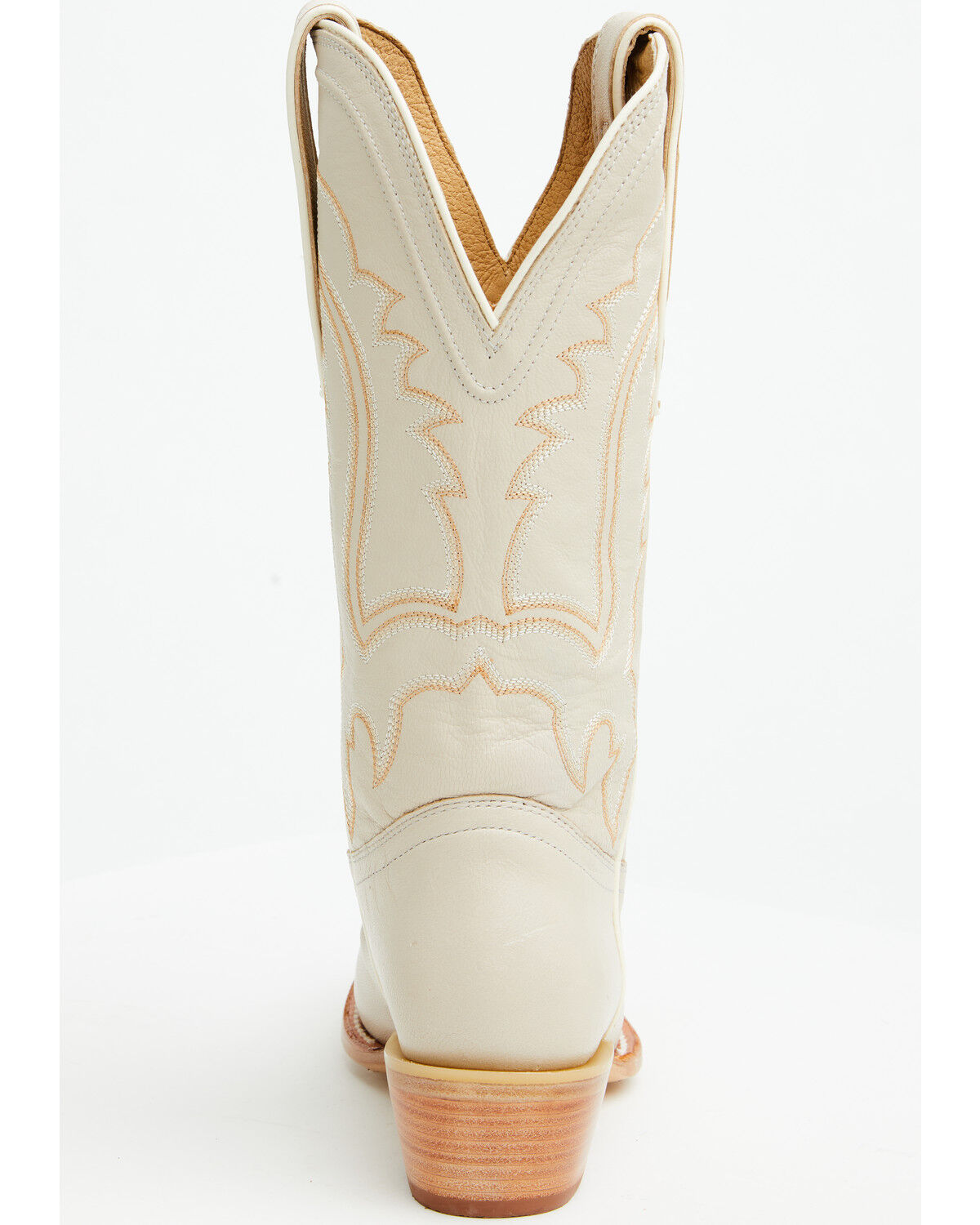 Image #5 - Tony Lama Women's Val Western Boots - Snip Toe, Cream, hi-res