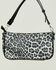 Image #3 - Wrangler Women's Boot Barn Exclusive Leopard Print Shoulder Bag with Chain, Black, hi-res