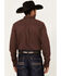 Image #4 - Cody James Men's Big Deal Geo Print Long Sleeve Button-Down Stretch Western Shirt, Burgundy, hi-res