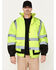 Image #1 - Hawx Men's High-Visibility Bomber Work Jacket - Big , Yellow, hi-res