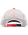 Image #3 - Justin Men's Navy Red & White Embroidered Flag Logo Mesh-Back Ball Cap, Navy, hi-res