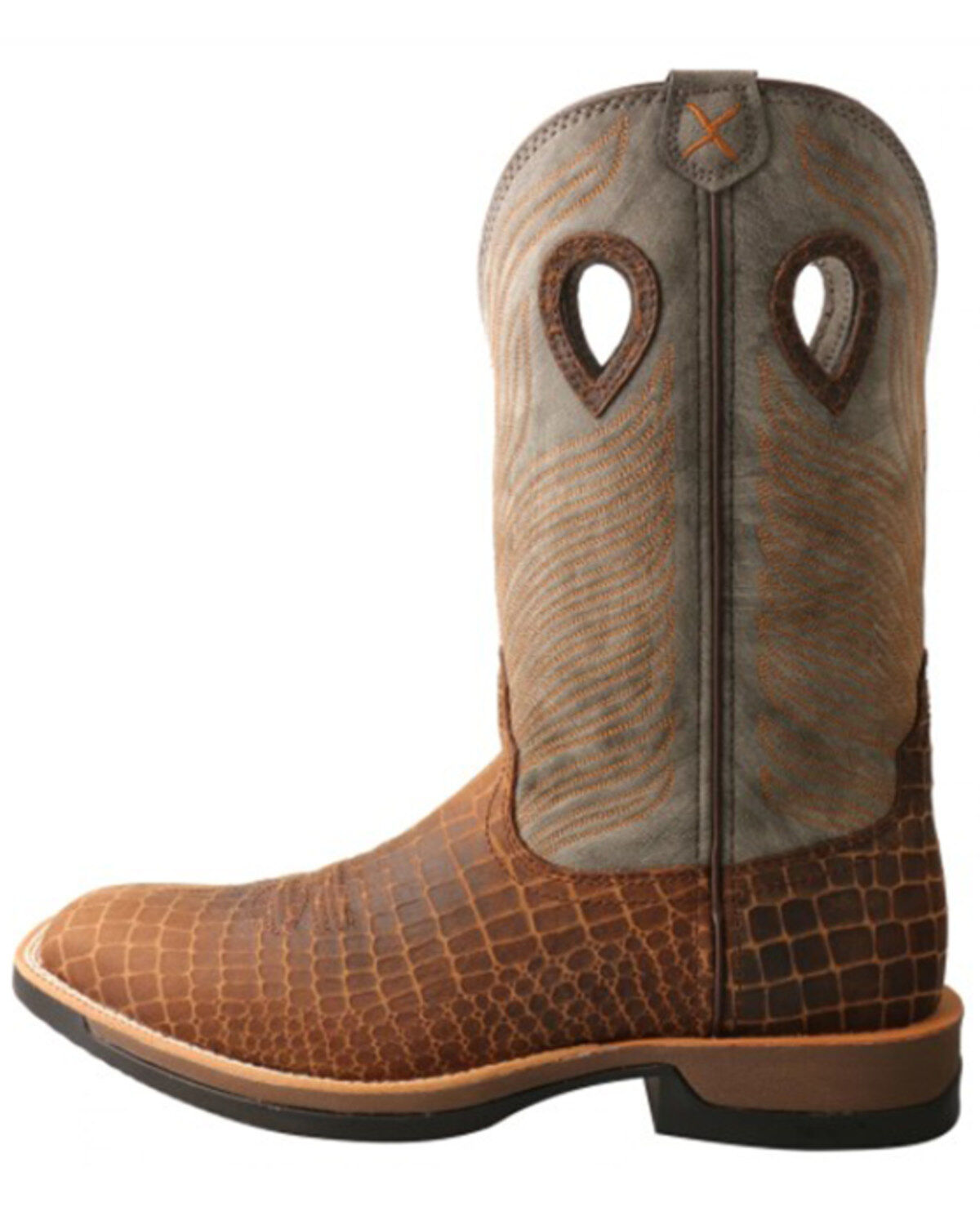 Image #3 - Twisted X Men's Tech X Performance Western Boots - Broad Square Toe, Brown, hi-res