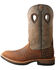 Image #3 - Twisted X Men's Tech X Western Boots - Broad Square Toe, Brown, hi-res