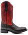 Image #2 - Ferrini Men's Crocodile Print Western Boots - Broad Square Toe , Black, hi-res