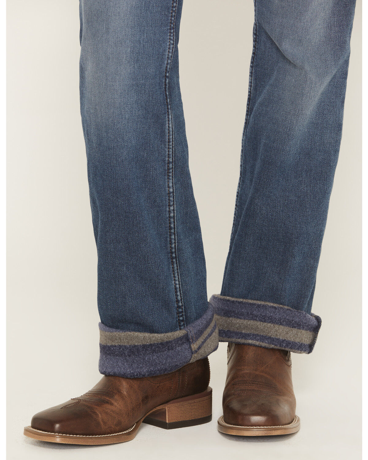 Image #2 - Wrangler Retro Women's Mae Dark Wash Mid Rise Lined Bootcut Stretch Denim Jeans, Dark Wash, hi-res