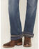 Image #2 - Wrangler Retro Women's Mae Dark Wash Mid Rise Lined Bootcut Stretch Denim Jeans, Dark Wash, hi-res